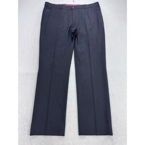 Meyer Pants Mens 36x34 Gray Bonn Micro Summer‎ Fancy Chino Trousers Modern Fit